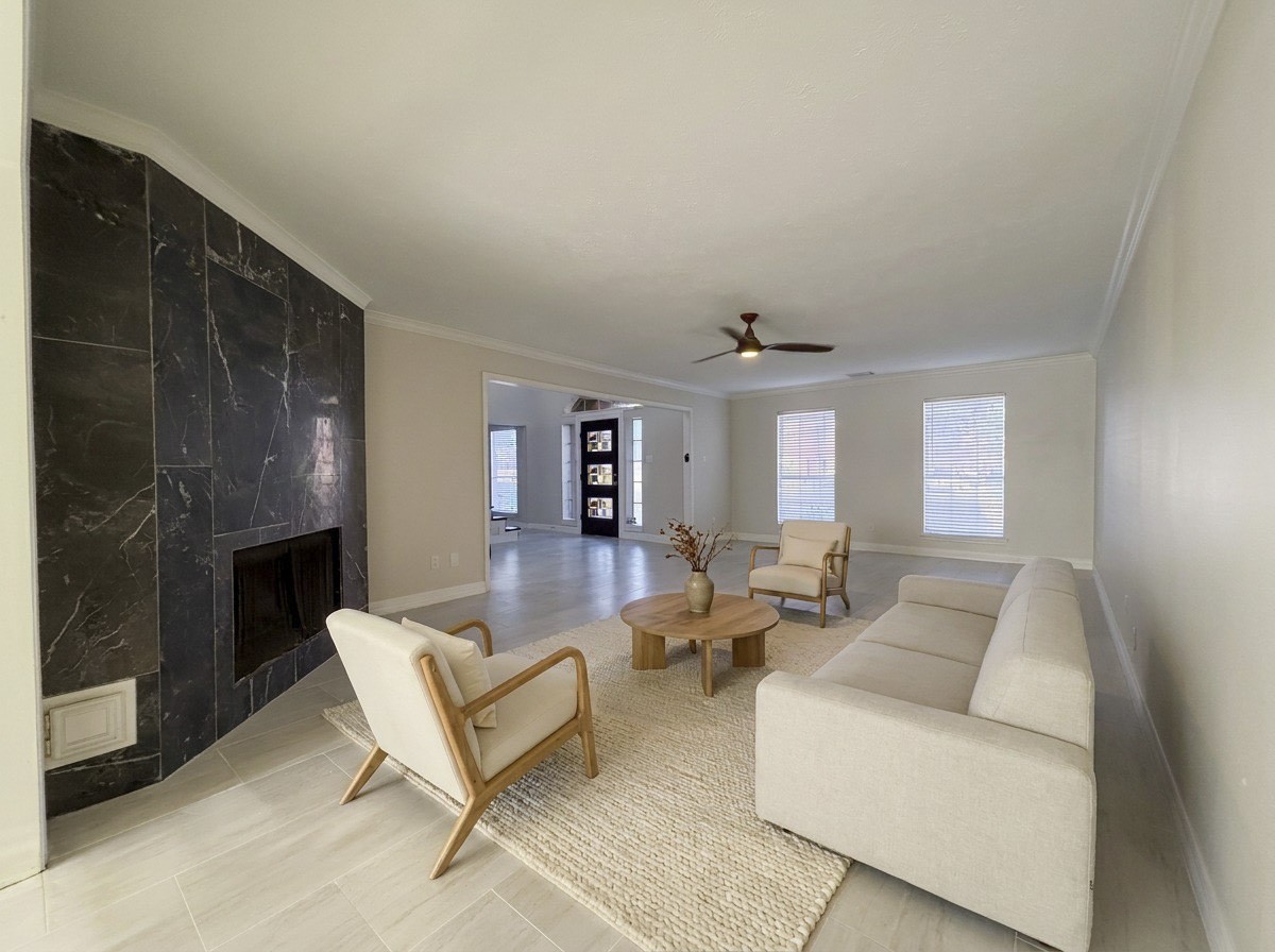Family room (Virtually staged).