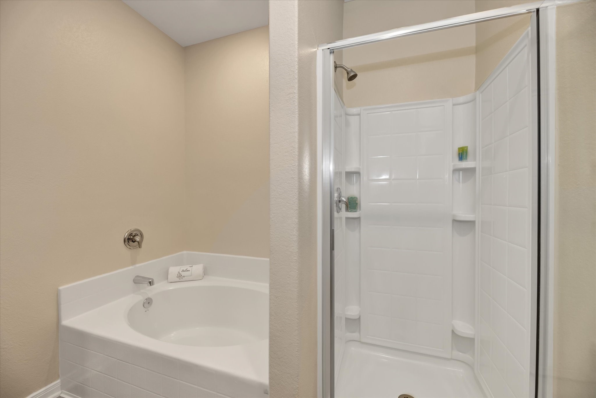 Primary bathroom.