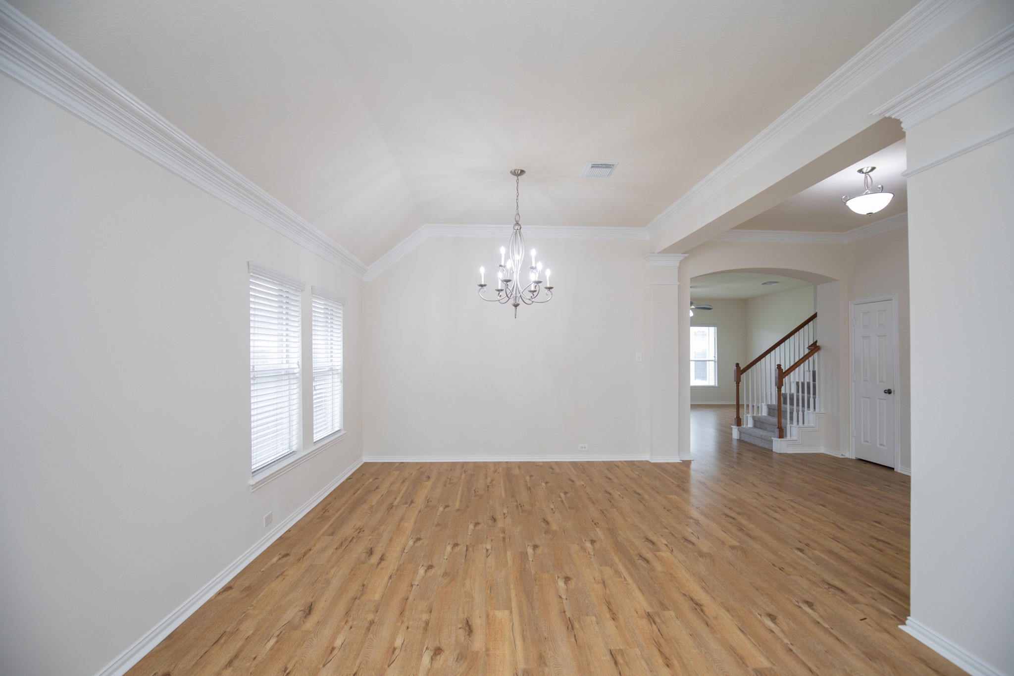 Two formals : Formal living room and formal dining room