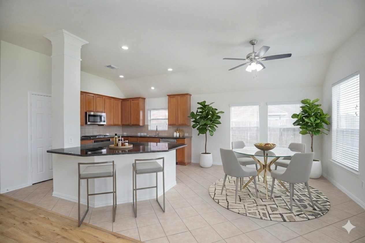 Kitchen island could be breakfast bar
