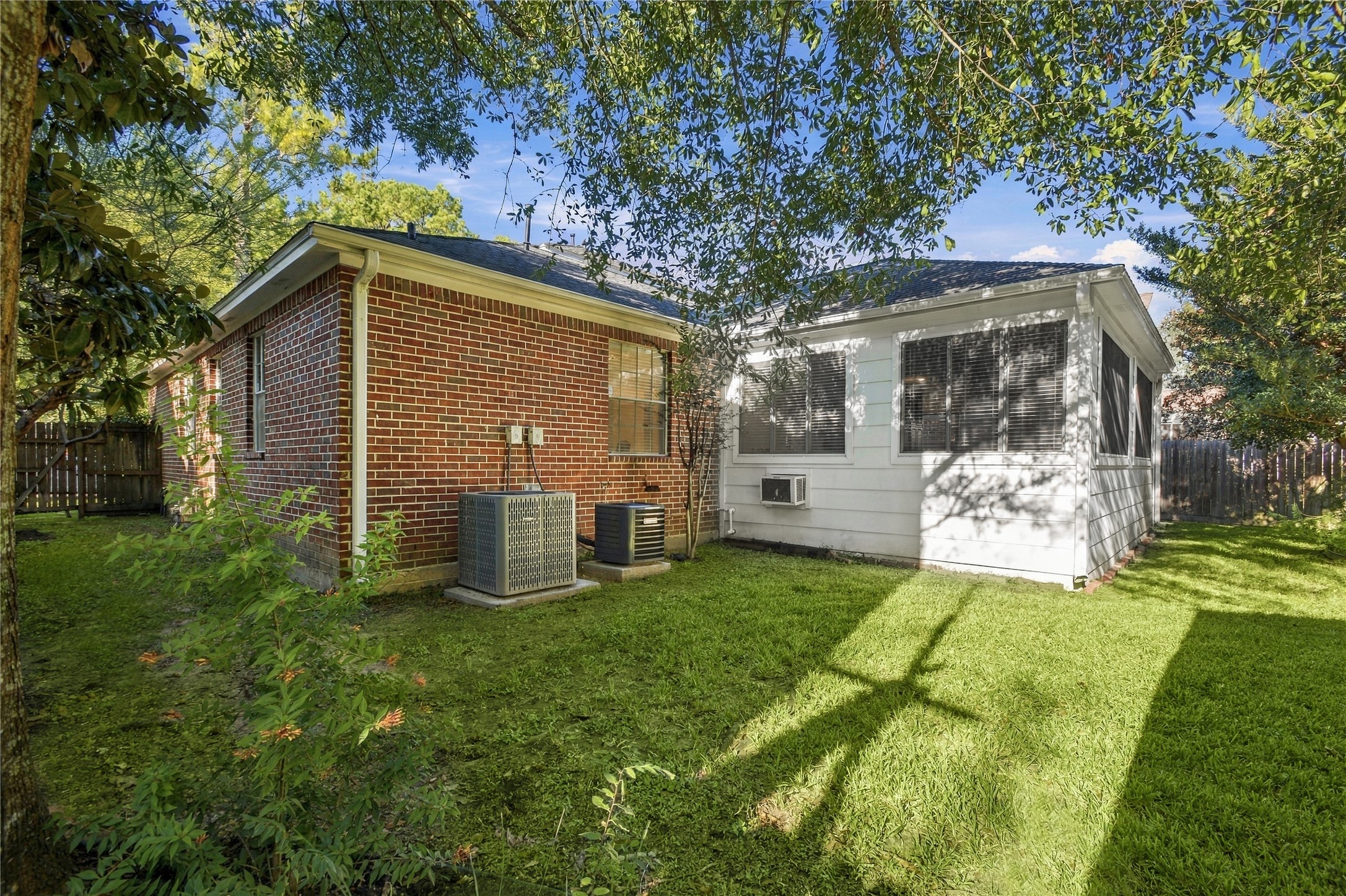 Expansive yard with room for garden, play set, etc.