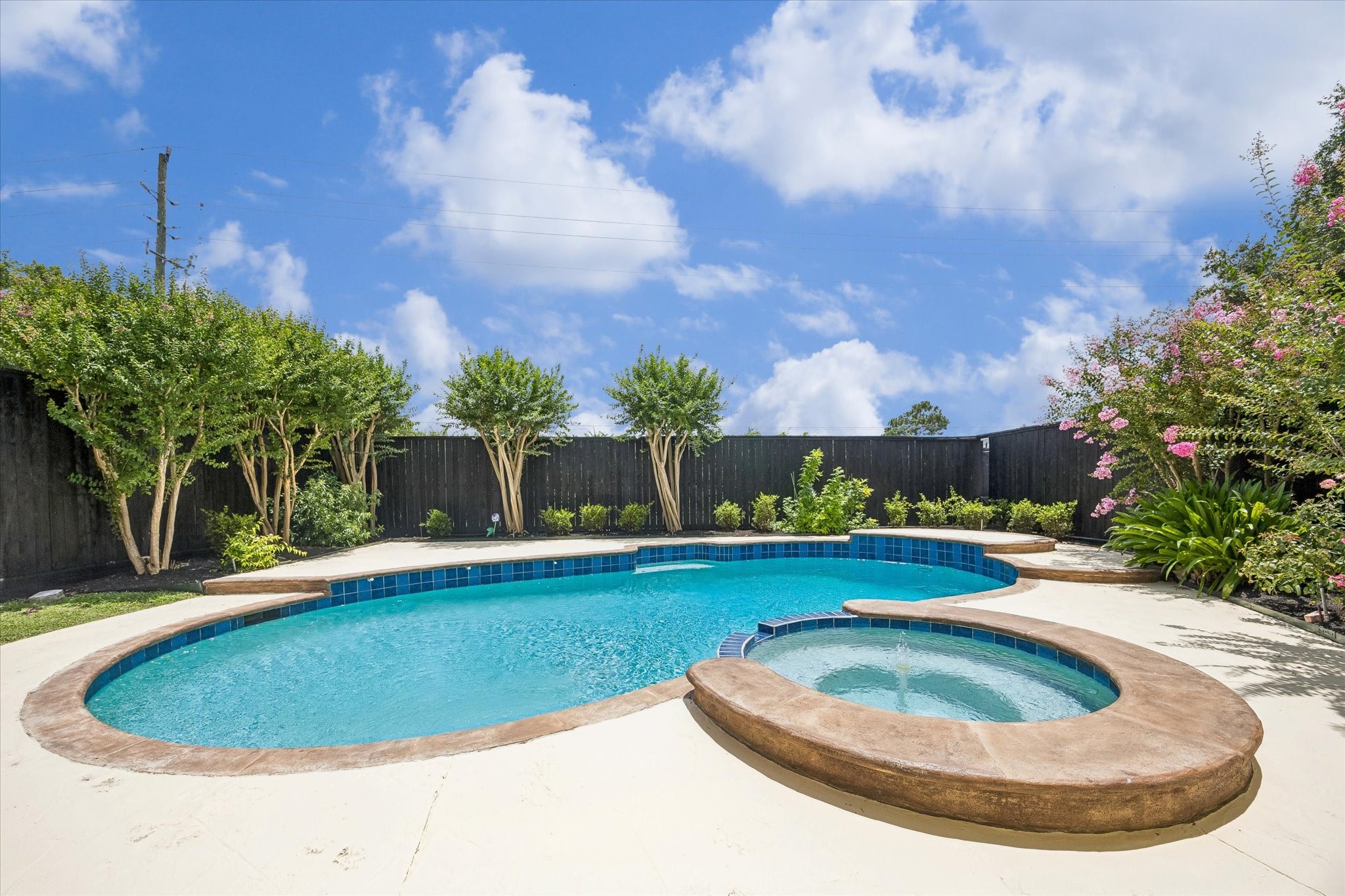 Luscious landscaping