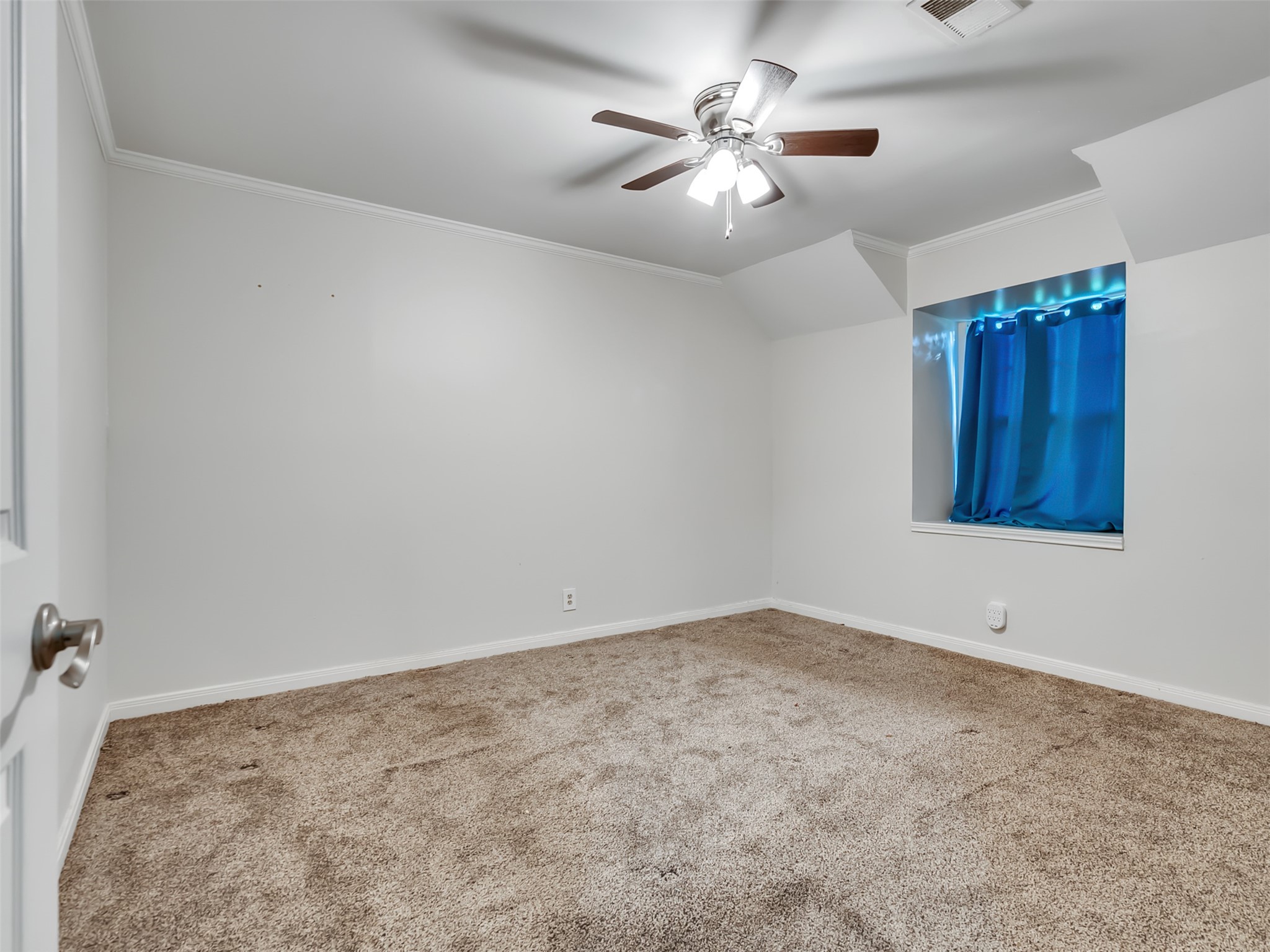 2nd bedroom downstairs, spacious too.