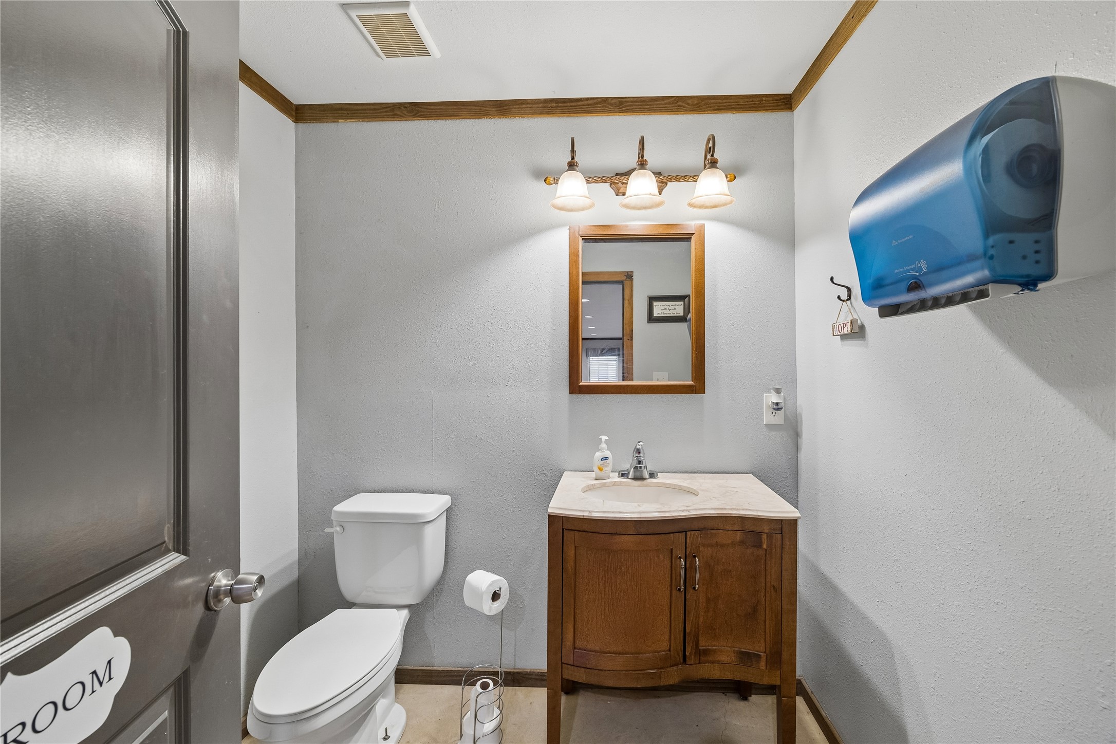 Half bath in the great room