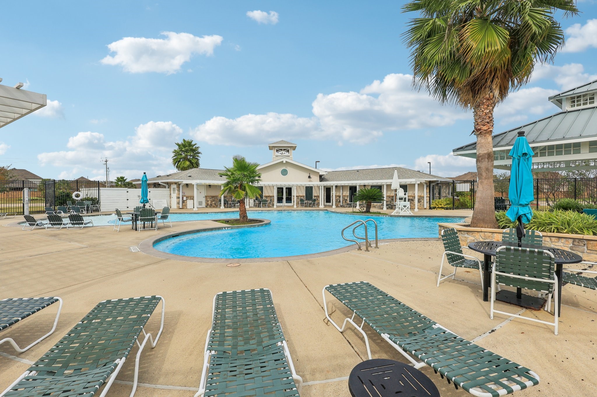 Community pool located at the clubhouse