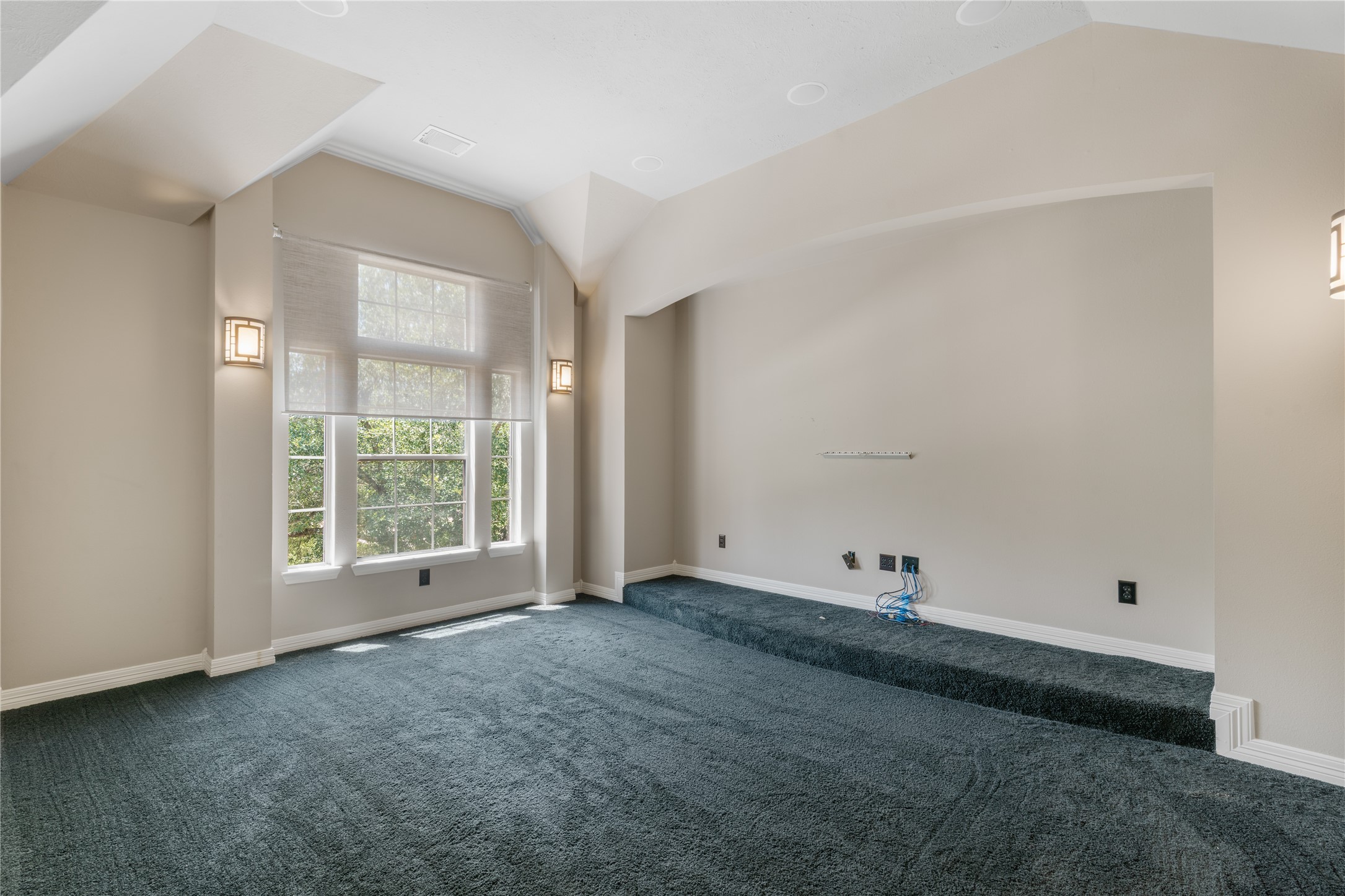 Dedicated home theater.  A perfect space for movie nights, gaming or entertainment.