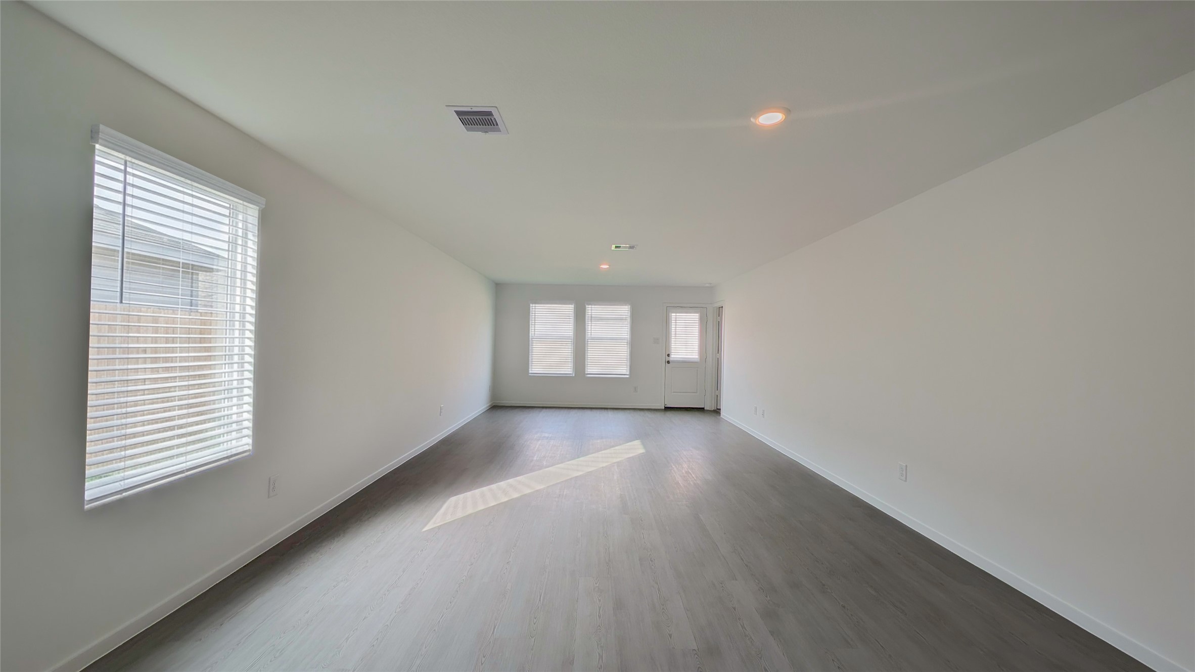 Dinning followed by living area