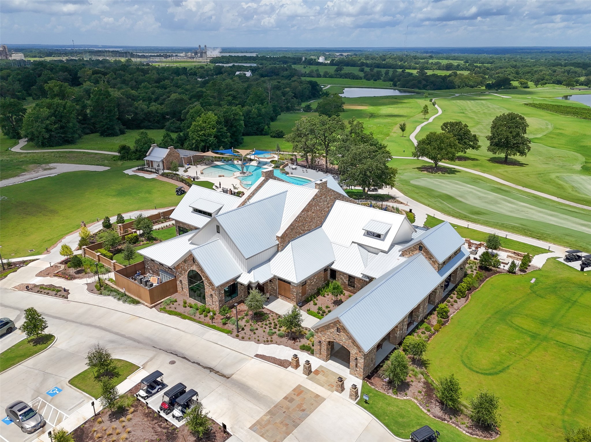 The Summit amenity center features a cafe, fitness rooms, gameroom and more.
