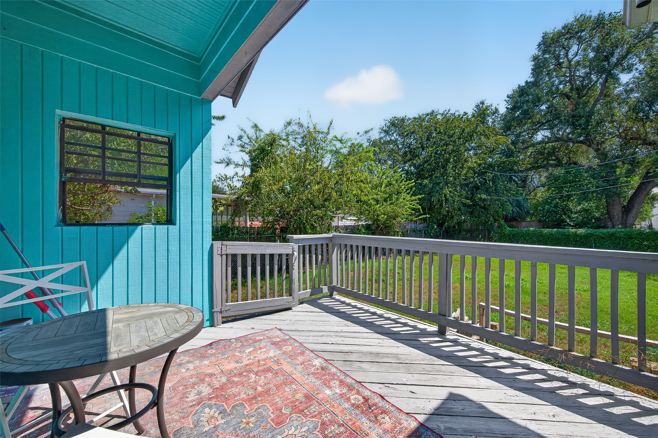 BACK PORCH IS COVERED!