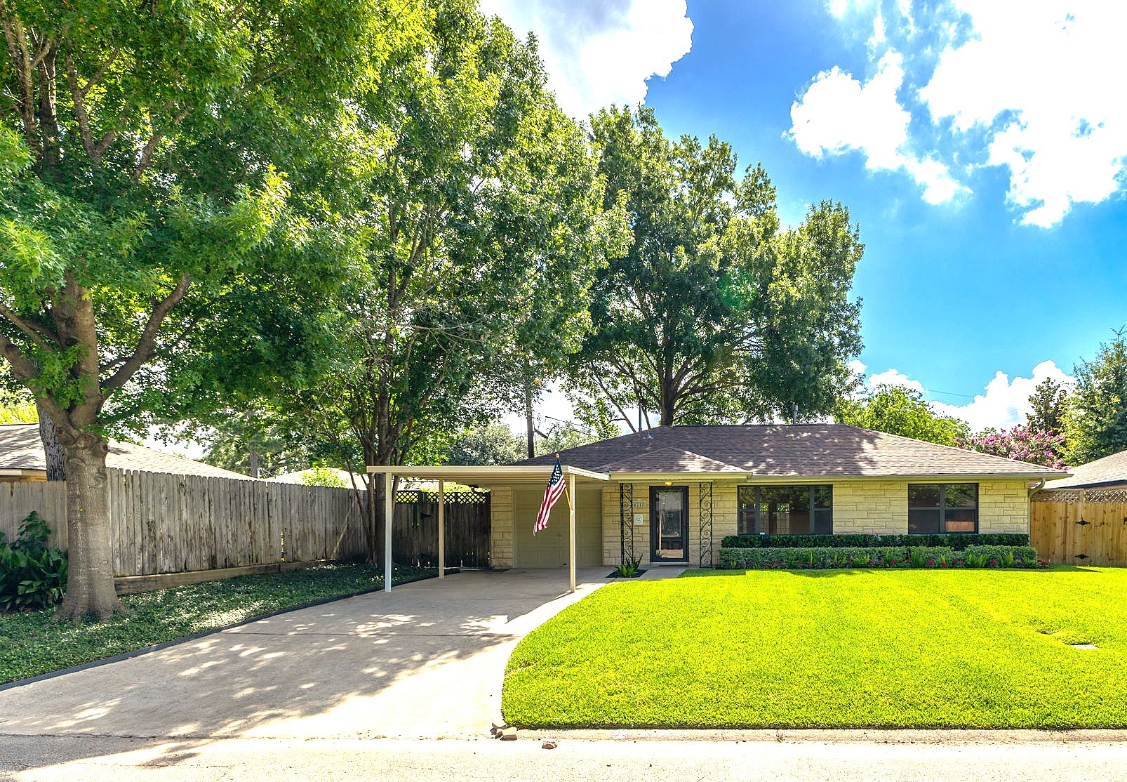 Front Yard and Driveway