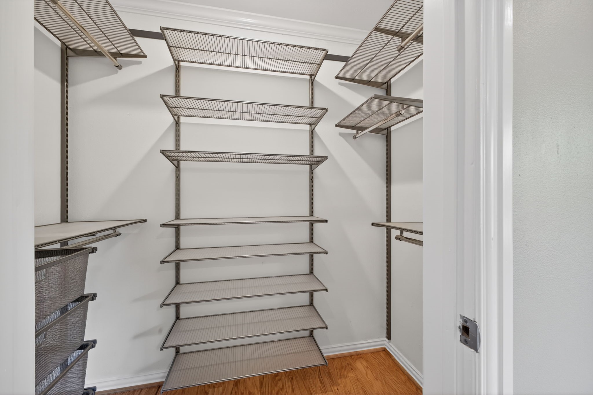 Primary Closet - custom built-in organizer