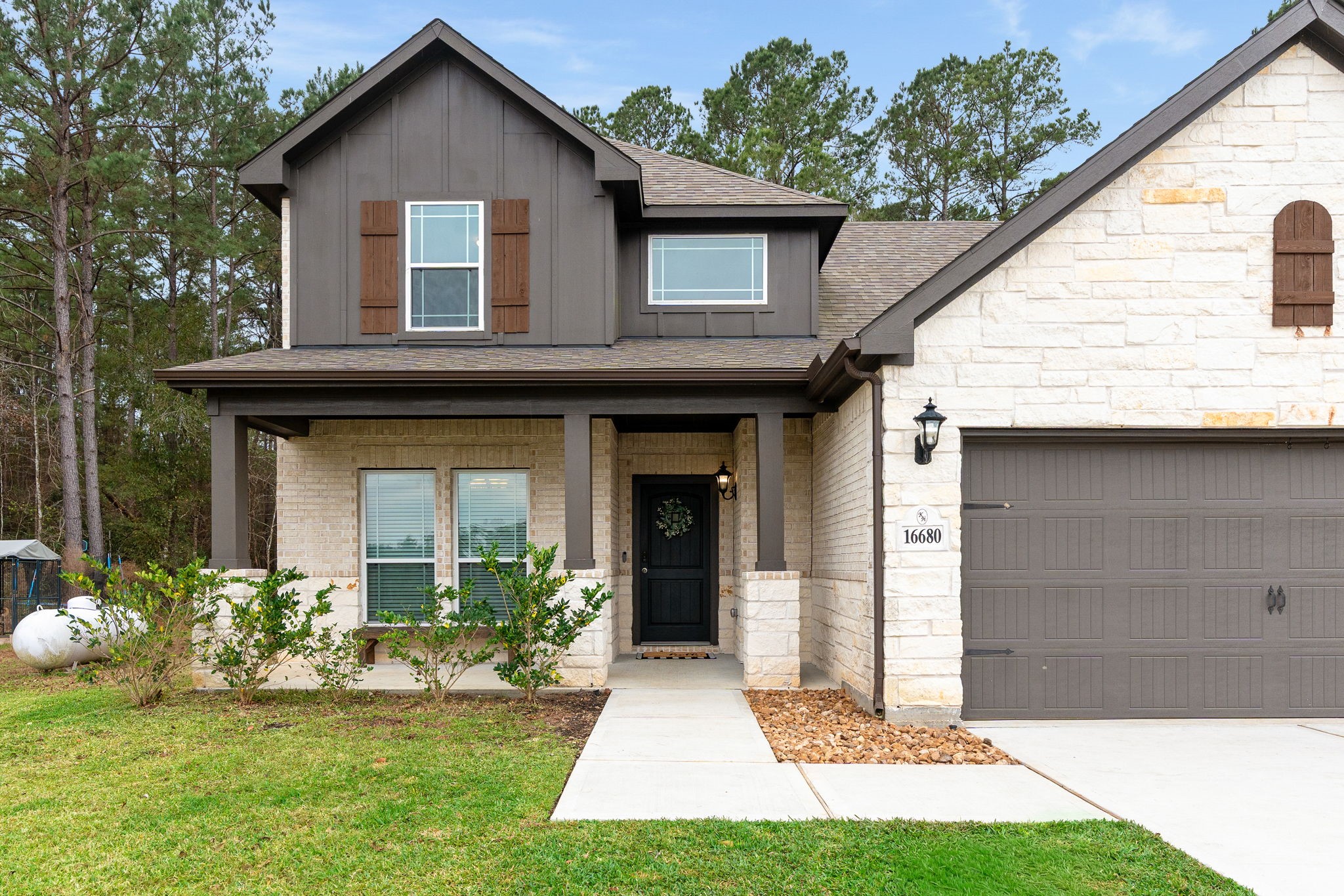 Upgrades also include front gutter and front sprinkler system.