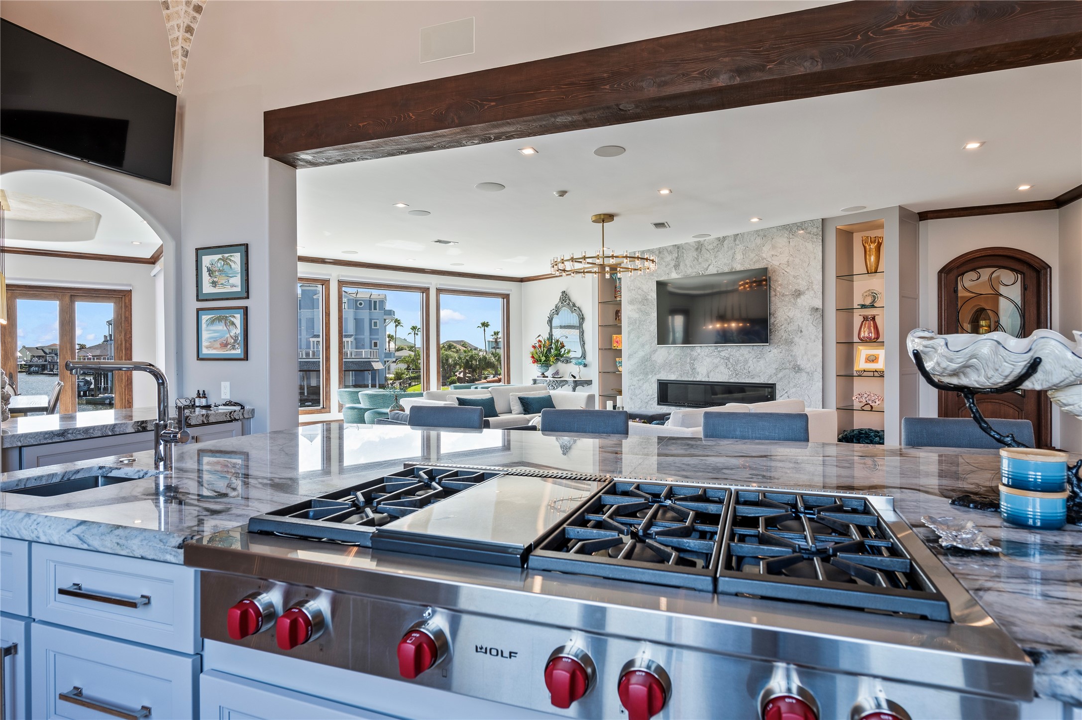 Kitchen and Family Room