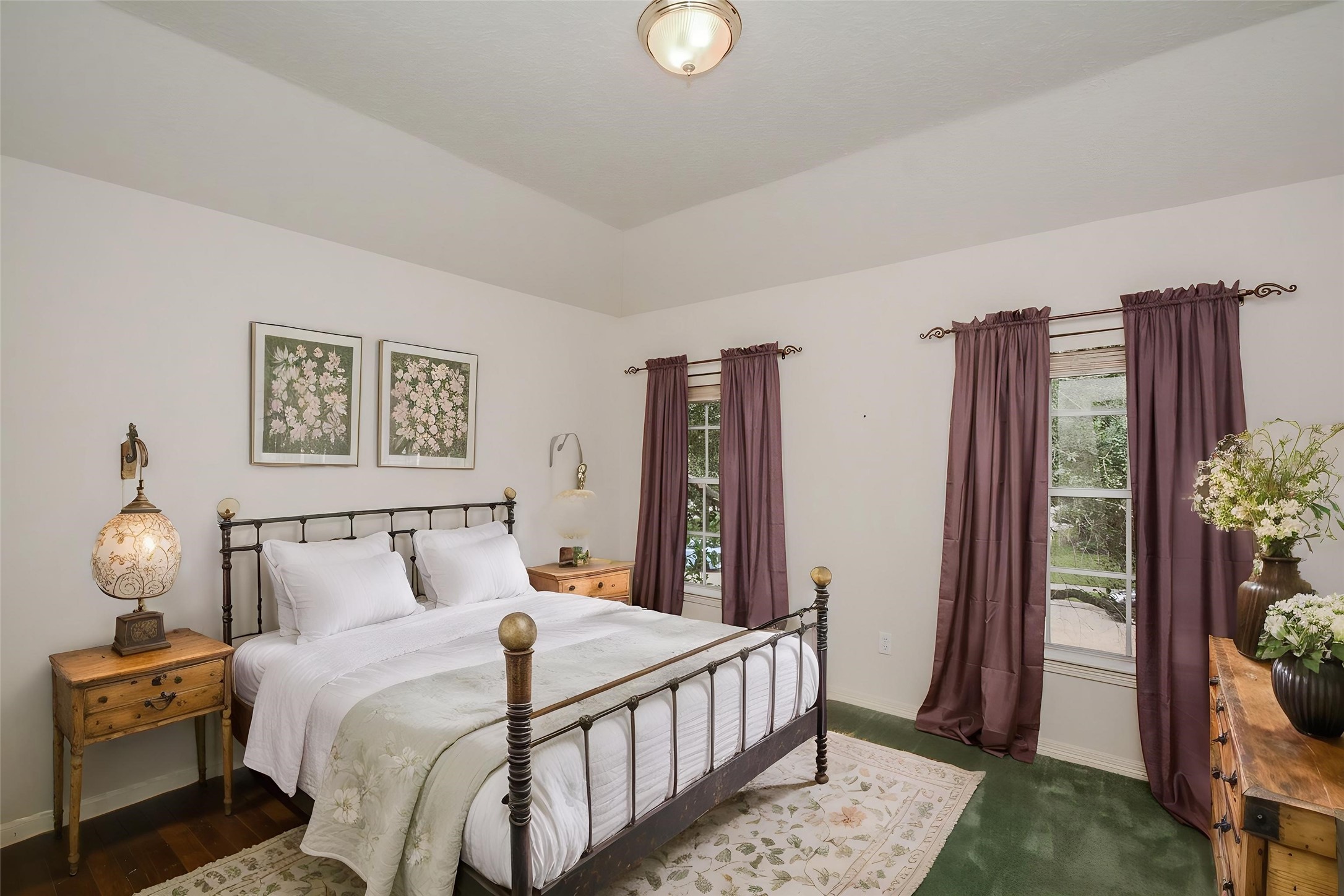 Virtually staged bedroom 2
