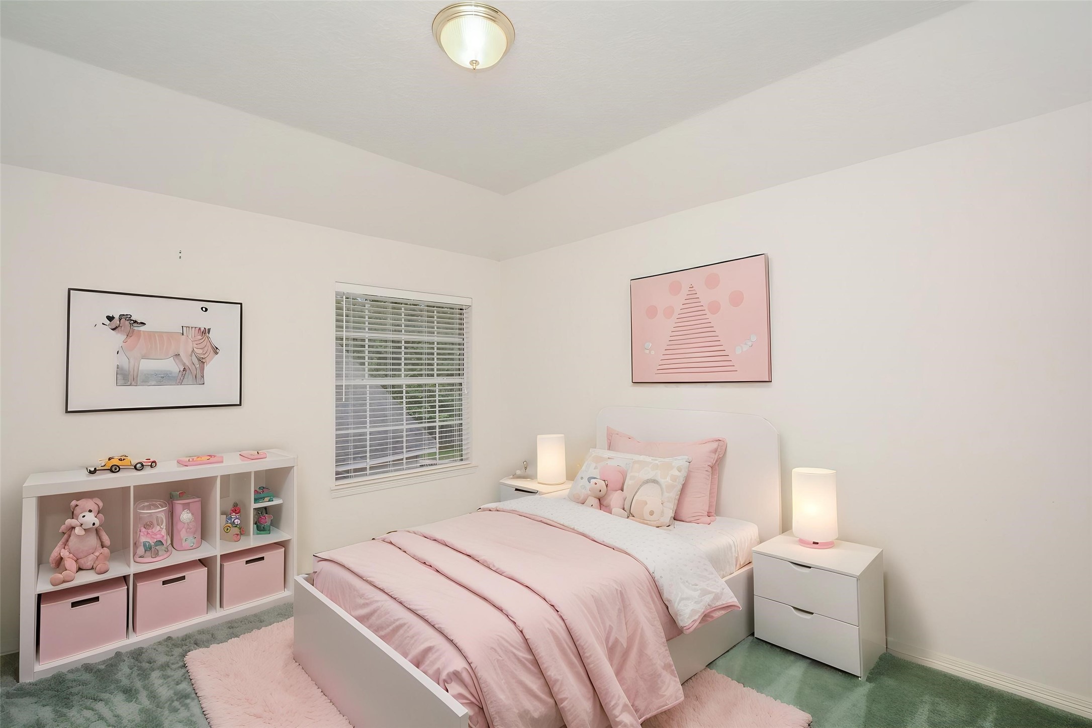 Virtually staged bedroom  3