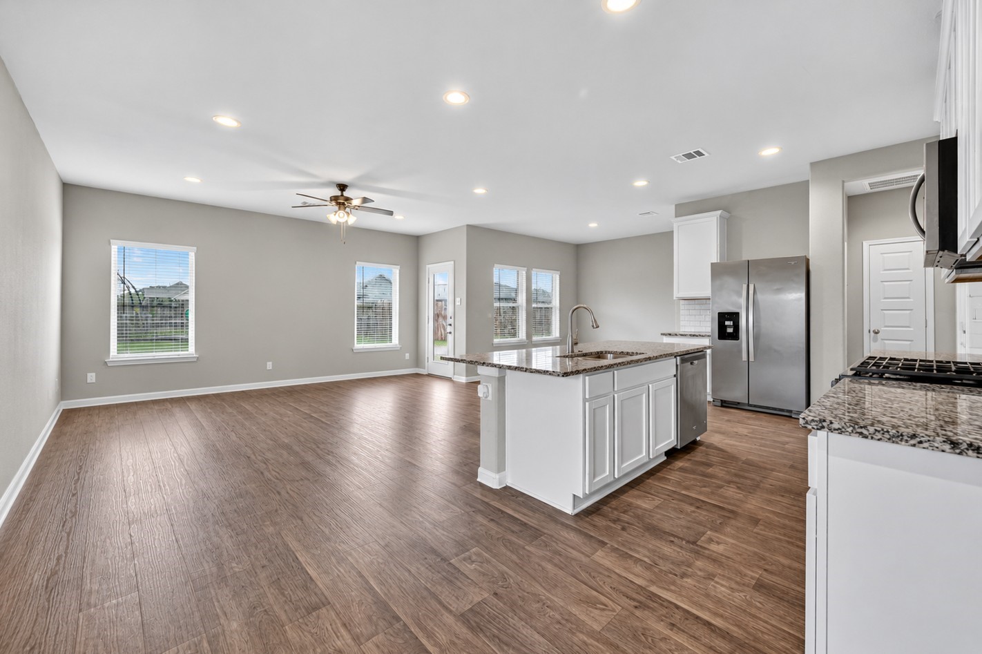 Welcoming entry that opens into the heart of the home.