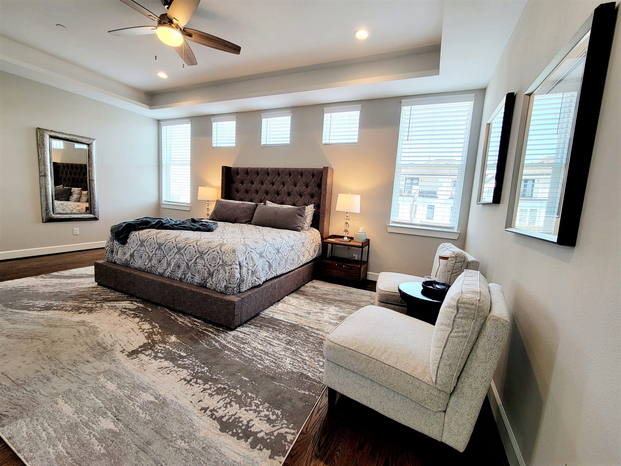 Primary Bedroom with plenty of natural light.