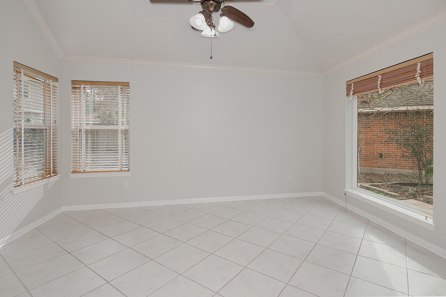 Cozy study offers plenty of natural light. Cozy study offers plenty of natural light.