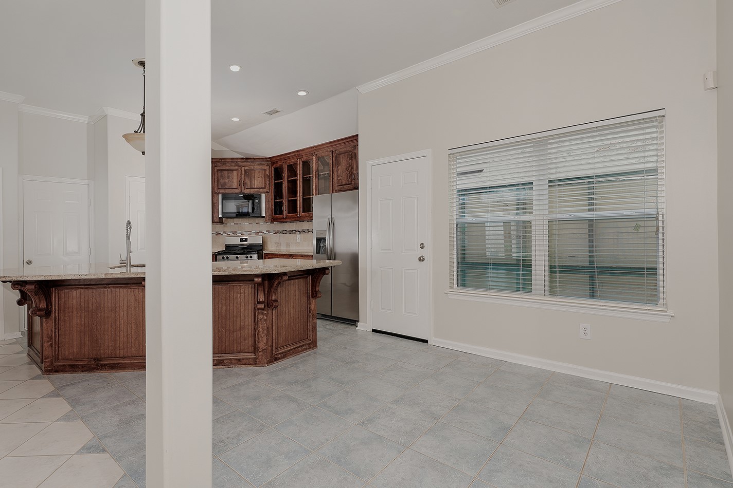 Large dining space