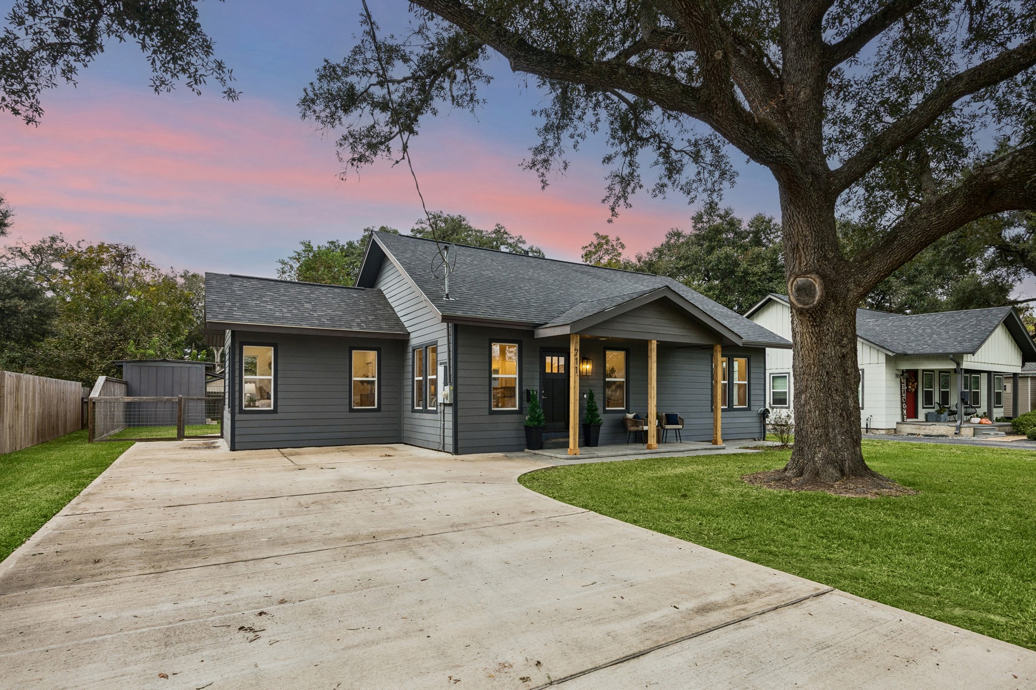 Newly updated 3-Nedroom, 2-bath home offers small-town charm with convenient access to I-10.