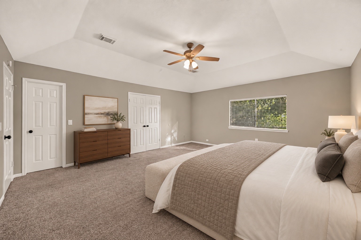Primary Bedroom - Virtully Staged