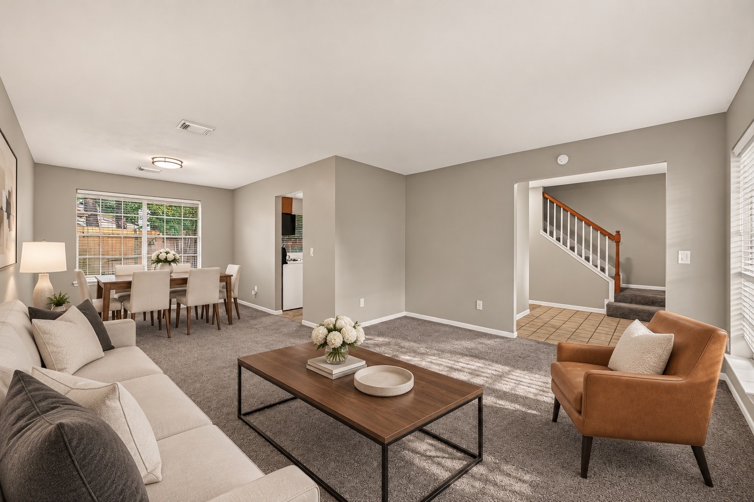 Formal Living Dining Area - This Room is Virtually Staged