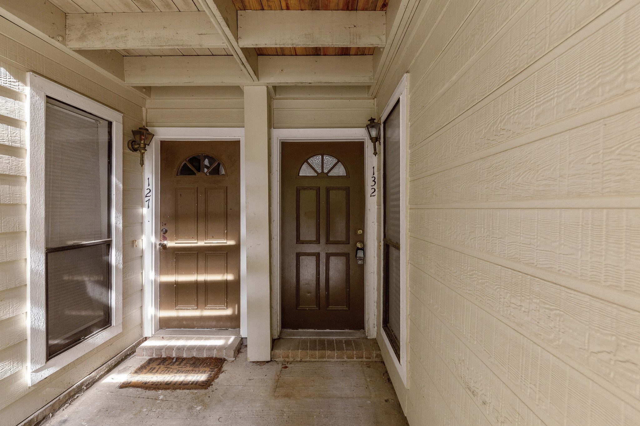 The front entryway to the home. The front entryway to the home.