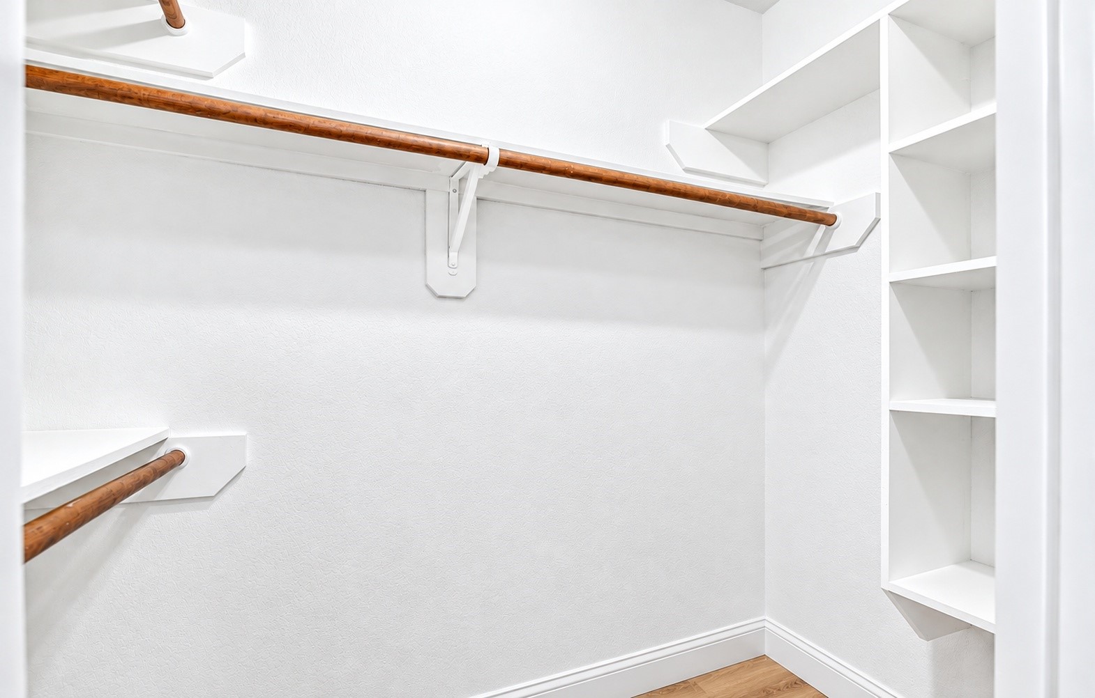 The primary walk in closet!