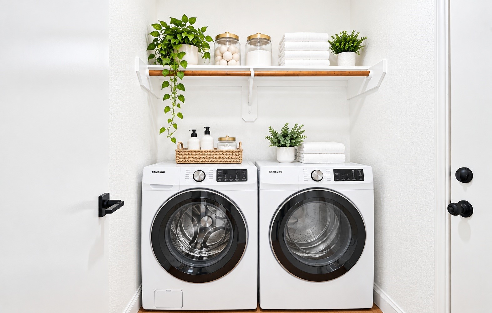 The laundry room! 
*This photo has been virtually staged*