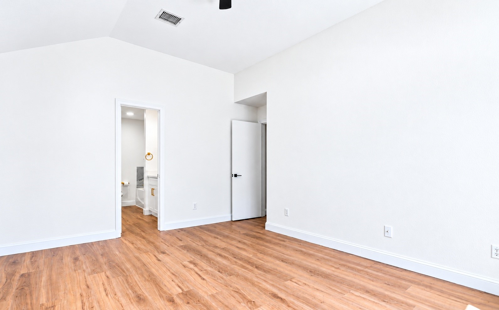 Another angle of the primary bedroom!