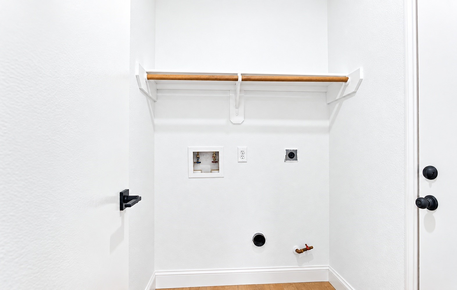 The laundry room! 
*This photo has been virtually staged*