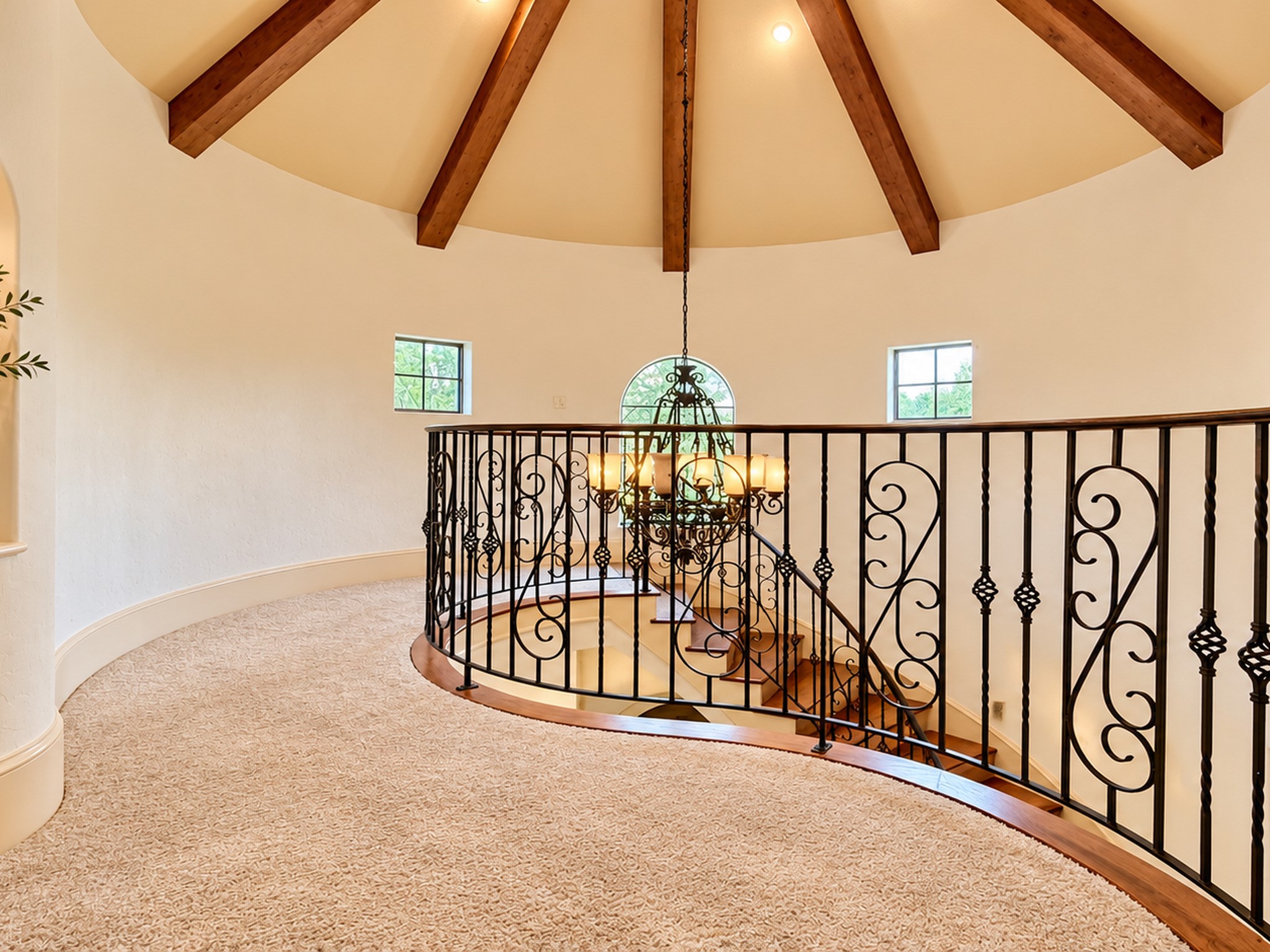 Upstairs you will find a theater room, gameroom & 2 more  bedrooms