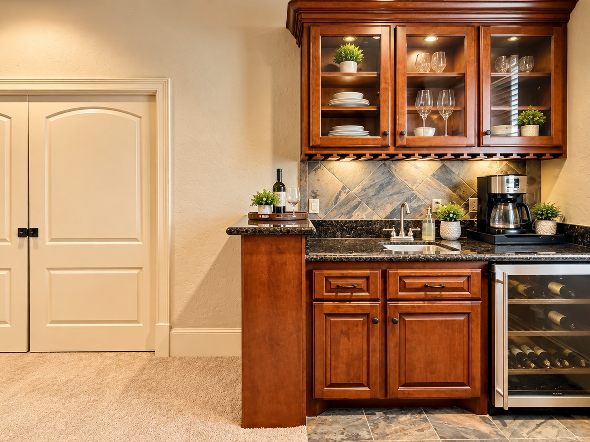 This flex space is a great convenience for family & friends