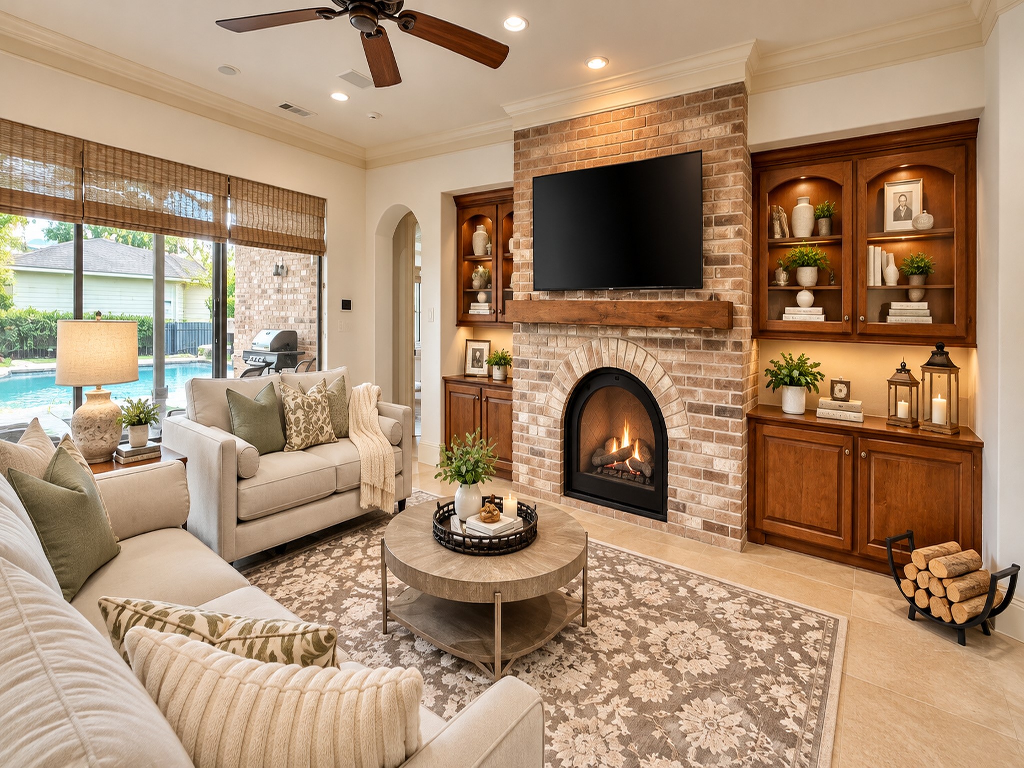 LED lighting, Double Pane Windows, Great Energy Efficiency