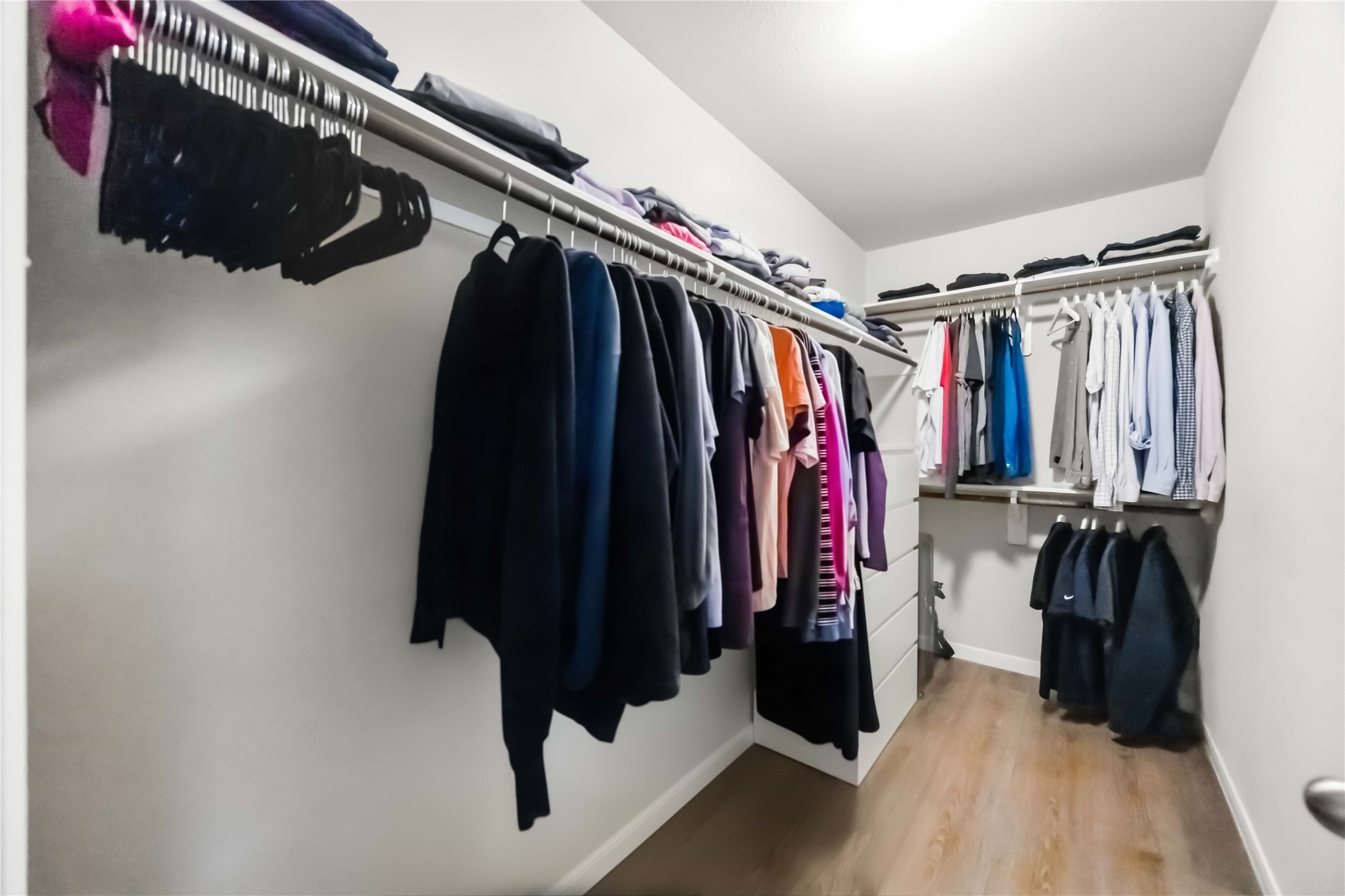 Large primary closet.