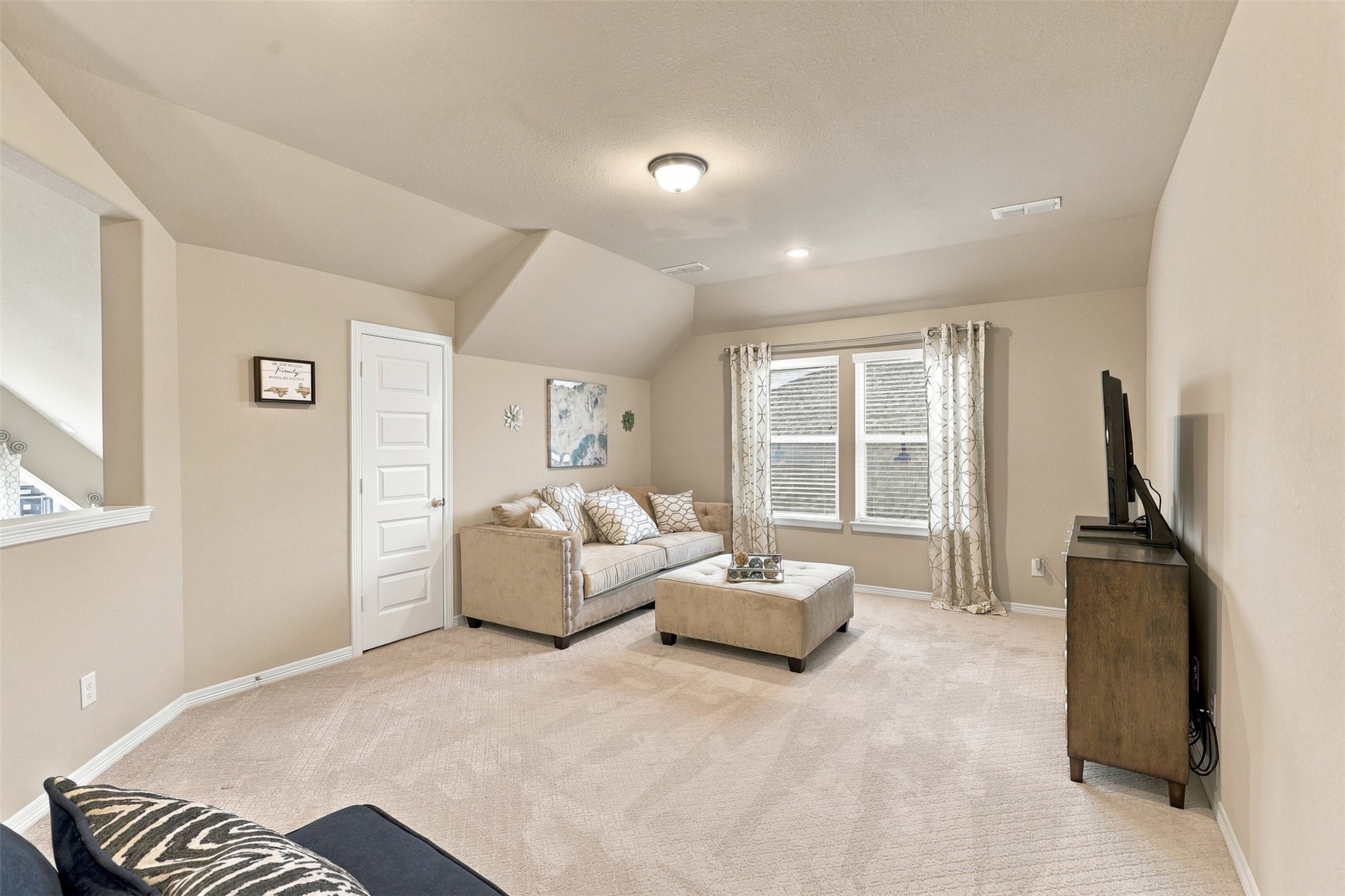 GAME ON! WOW! This SPECTACULAR upstairs game room offers the space and flexibility you've been DREAMING OF! Imagine adding that fabulous POOL TABLE you've always wanted, creating the ultimate entertainment retreat for friendly competitions, laughter, and unforgettable game nights!