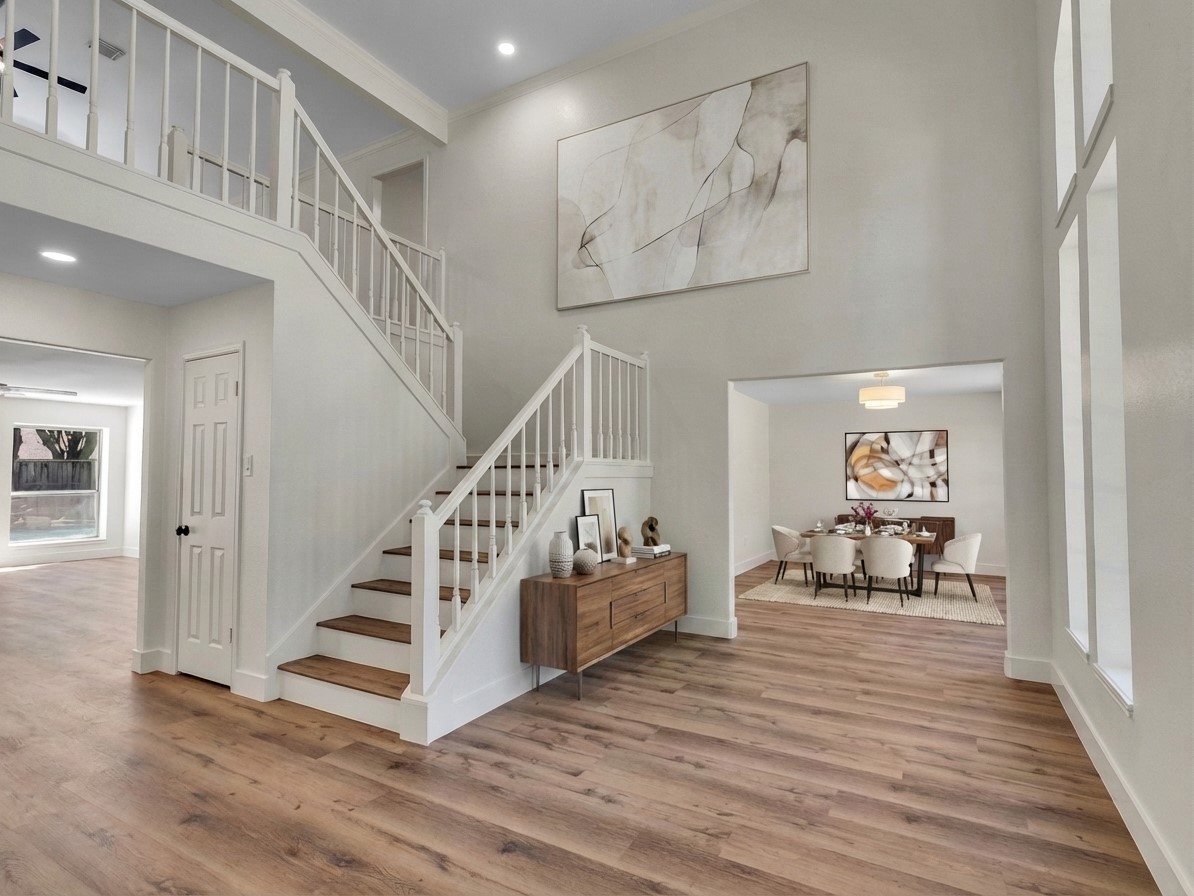 Virtual staging has been added to illustrate the homes possibilities. Furnishings are not present in the home.