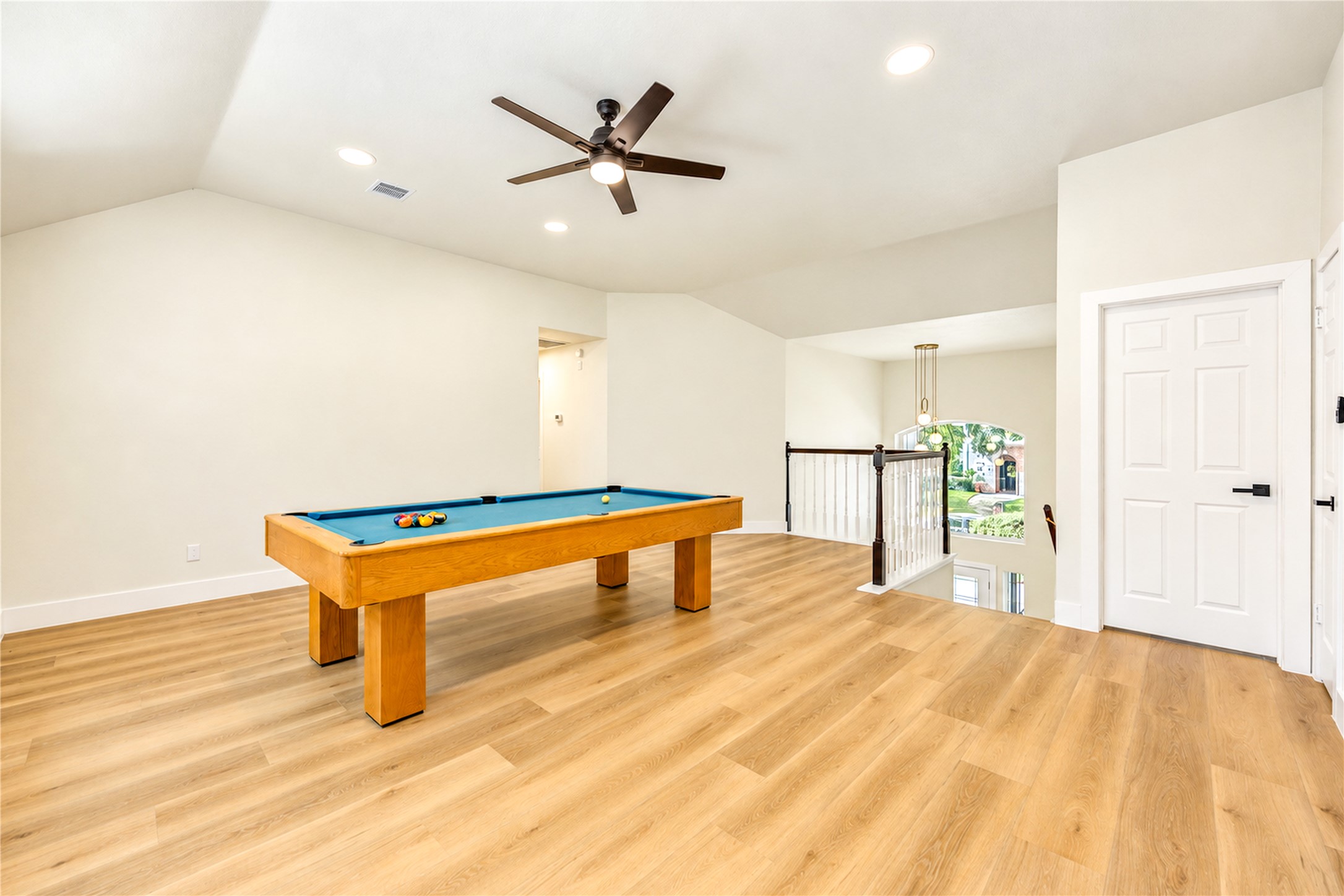 Upstairs family area