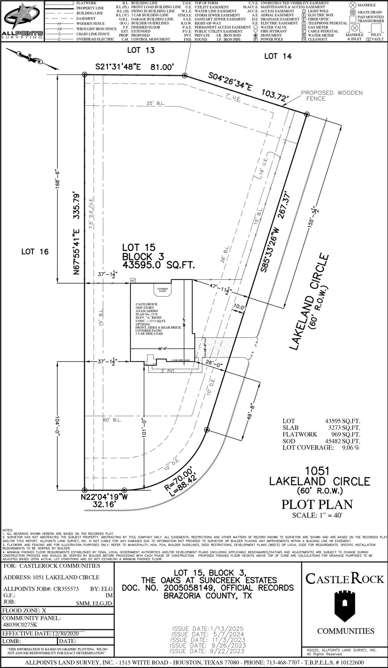 Plot Plan!  Look at all that land that you can enjoy!