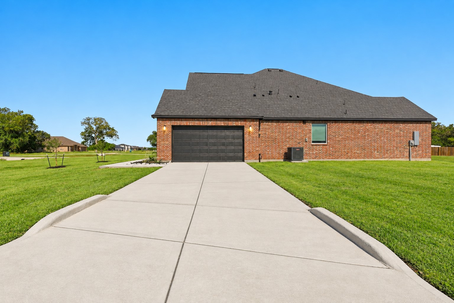 This BEAUTIFUL HOME showcases an UPGRADED BRICK EXTERIOR, attractive architectural details & a lush green lawn that creates a wonderful first impression! The SPACIOUS CONCRETE DRIVEWAY leads to your ATTACHED SIDE-ENTRY GARAGE, offering generous parking space while enhancing the home's beautiful curb appeal! Designed with both STYLE & PRACTICALITY in mind, this ENERGY-EFFICIENT HOME offers features that may help reduce monthly utility costs! TIMELESS BEAUTY, EVERYDAY COMFORT & COUNTRY-STYLE CHARM!
