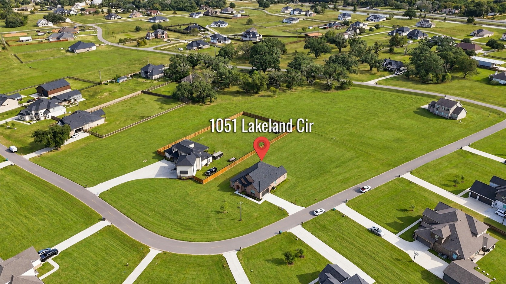 WHAT AN INCREDIBLE BIRD'S-EYE VIEW! Take a look from above and admire this home's setting within the surrounding neighborhood! The winding streets, attractive homes, and generous green spaces showcase the spacious layout of this residential community! A WONDERFUL perspective of the property's location and surroundings!