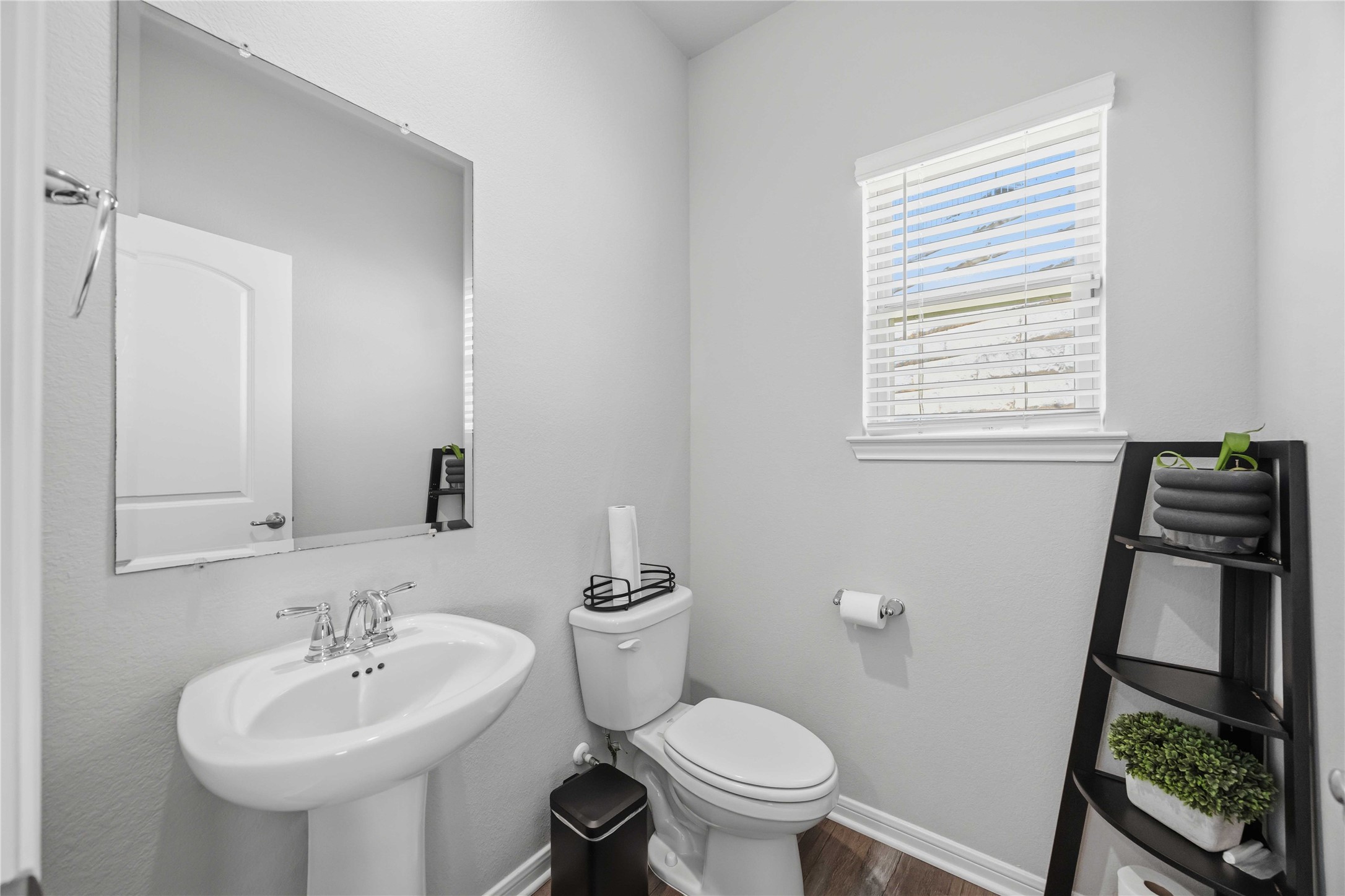 Half Bath on first floor for guests.