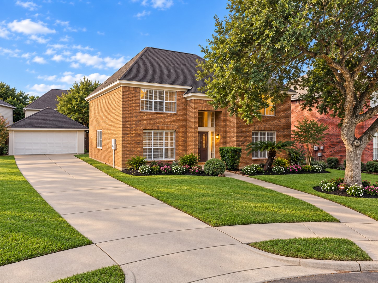 Meticulously maintained by its original owner, this impressive home is beautifully situated on a quiet cul-de-sac lot in the highly sought-after gated community of South Shore Harbour.