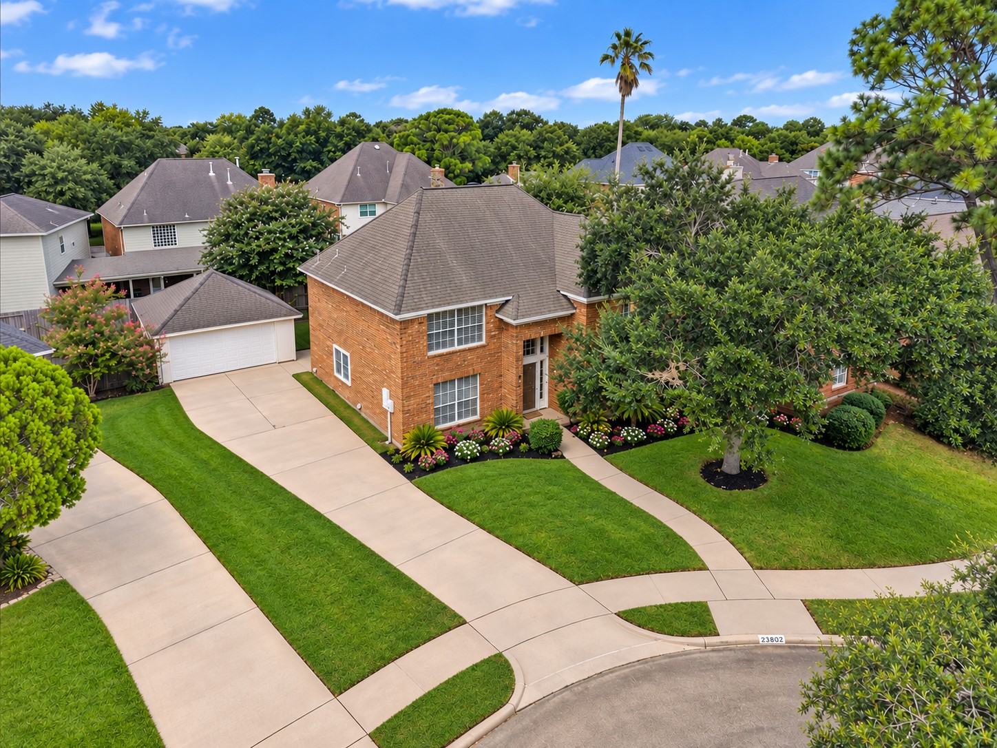 Meticulously maintained by its original owner, this impressive home is beautifully situated on a quiet cul-de-sac lot in the highly sought-after gated community of South Shore Harbour.