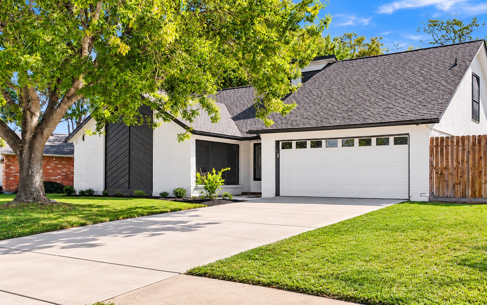 The exterior of the home!
