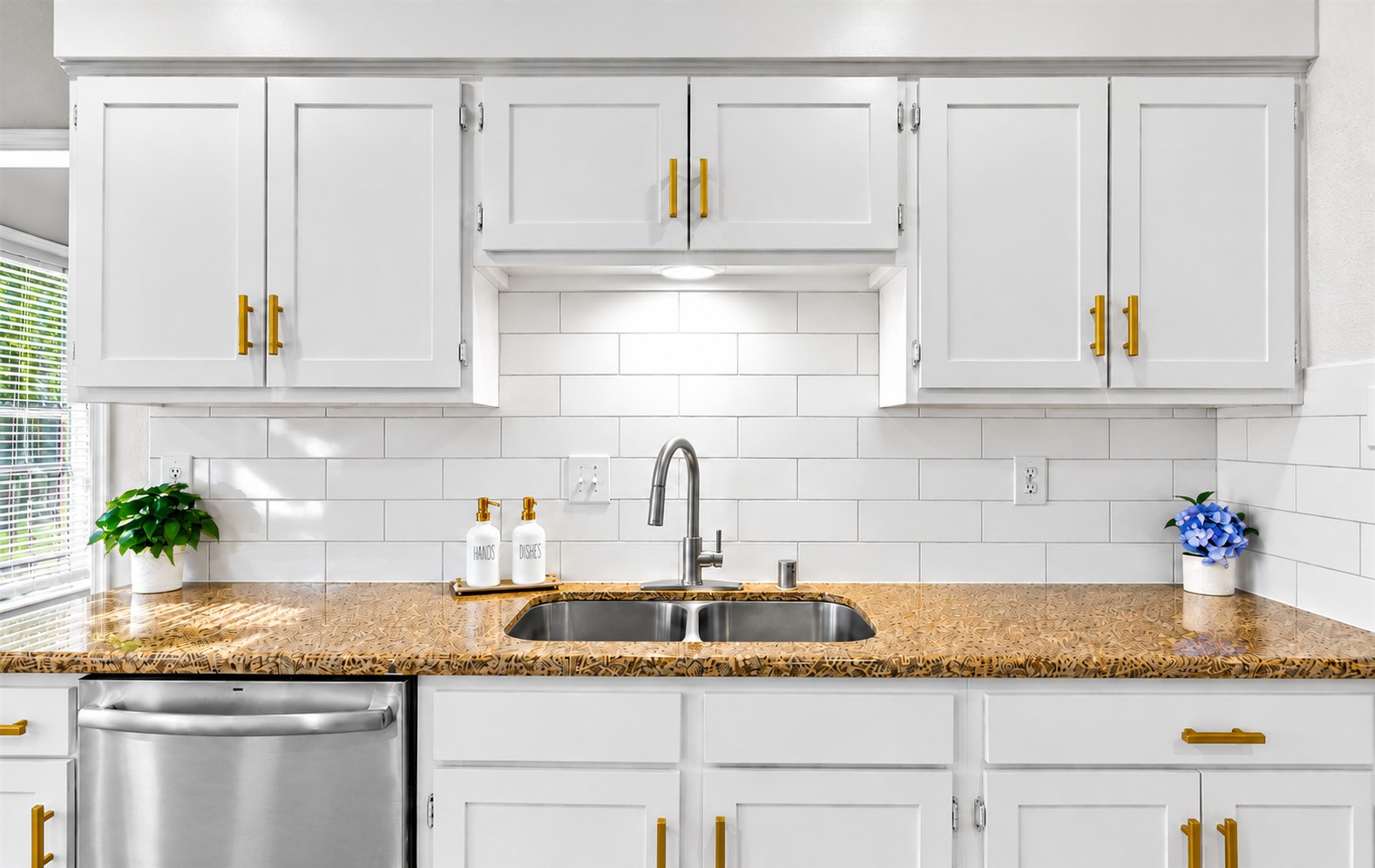 The kitchen has all stainless steel appliances!