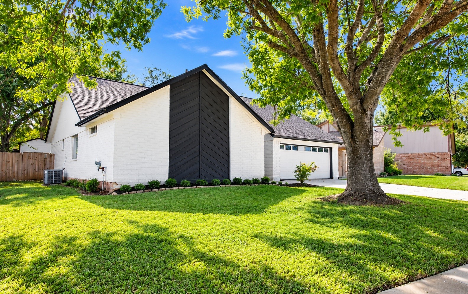The exterior of the home!