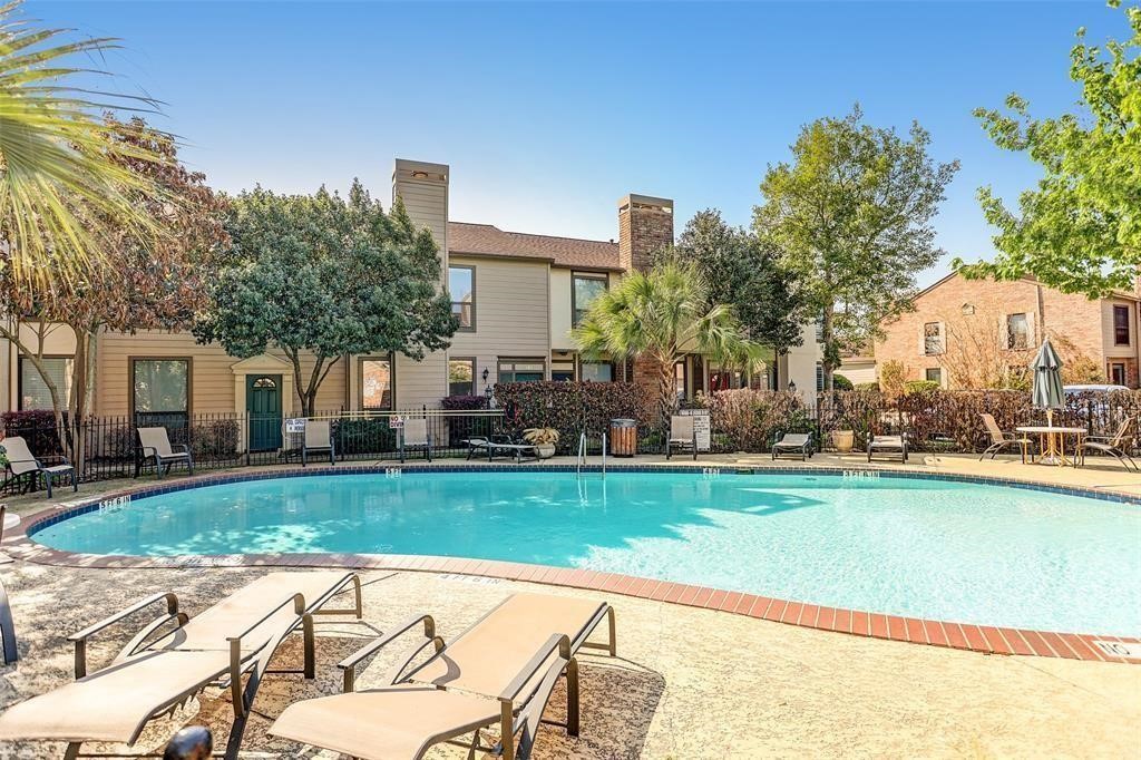 Sparkling community pool