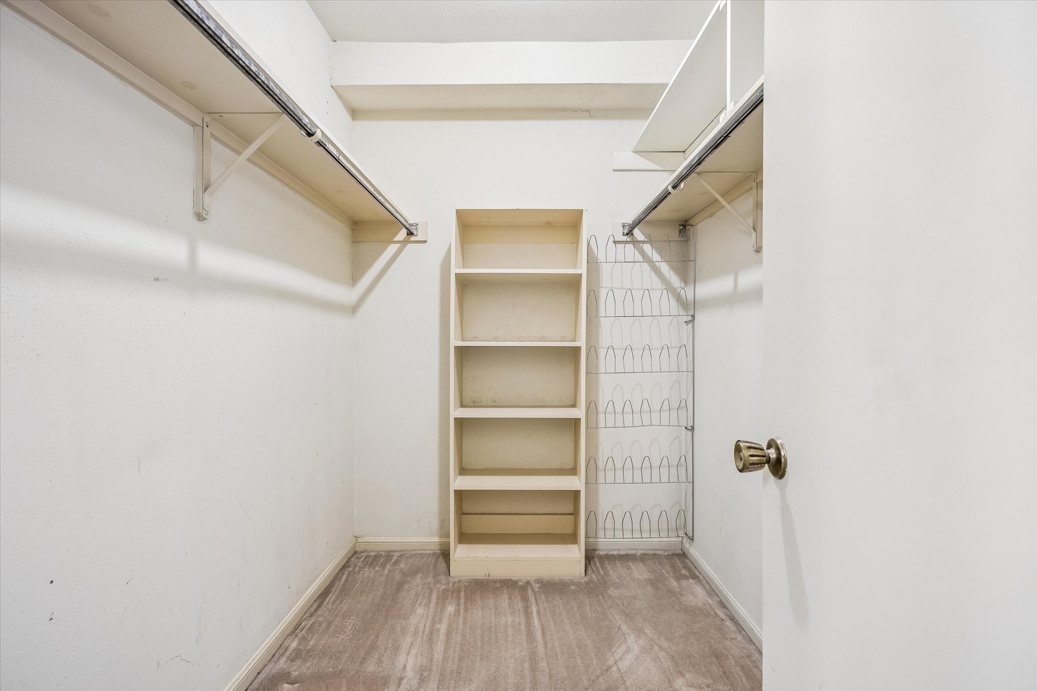 Spacious secondary closet