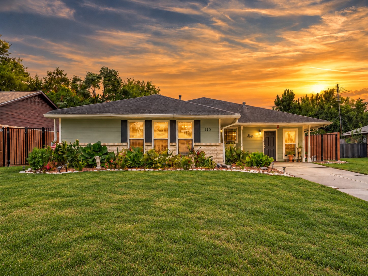 Welcome home to this single-story traditional with mature landscaping and a deep lot.